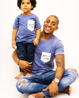 Camiseta Pai e Filho Azul Free Bird tal pai e tal filho 02 262x328 - Camiseta Pai e Filho Azul
